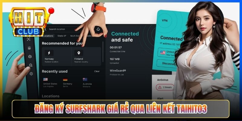 Surfshark Hitclub – Taihit03 Cấu Hình Surfshark Tốc Độ Vượt Trội 2026 3 Đăng ký Surfshark giá rẻ qua liên kết Taihit03