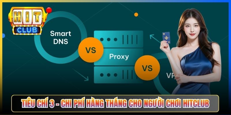 VPN Vs Đổi DNS Hitclub – Taihit03 Đối Chiếu 6 Tiêu Chí Cách Nào Tốt Hơn 2026 5 Tiêu chí 3 – Chi phí hàng tháng cho người chơi Hitclub