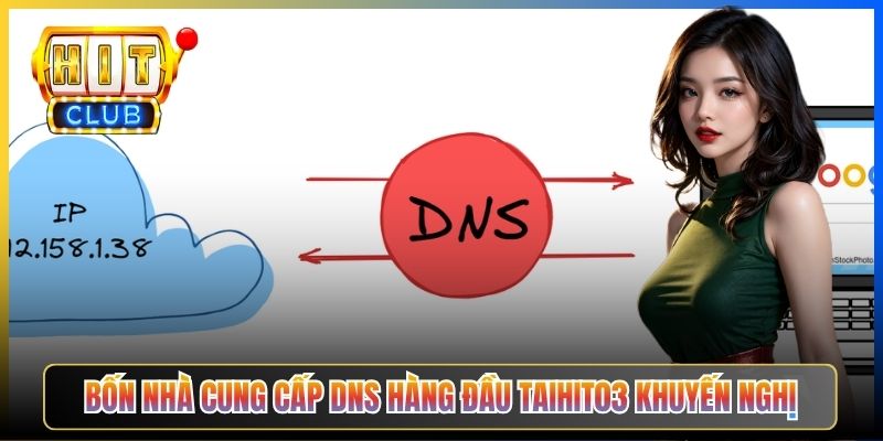 DNS Hitclub – Pillar Taihit03 Bí Quyết Đổi DNS Bypass Toàn Bộ ISP Việt Nam 2026 4 Bốn nhà cung cấp DNS hàng đầu Taihit03 khuyến nghị
