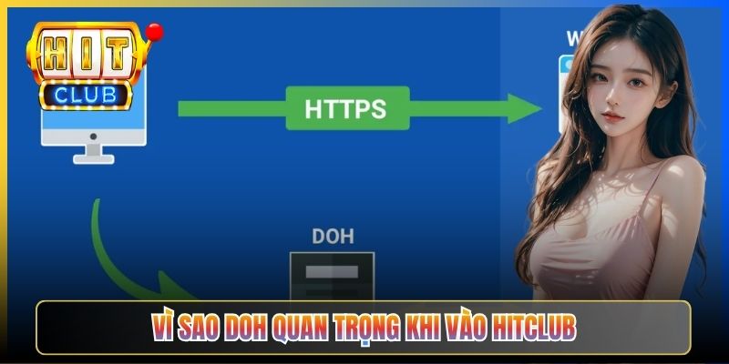 DoH Hitclub – Taihit03 Hướng Dẫn Bật DNS-over-HTTPS Mã Hoá Truy Vấn Vào Hitclub 3 Vì sao DoH quan trọng khi vào Hitclub